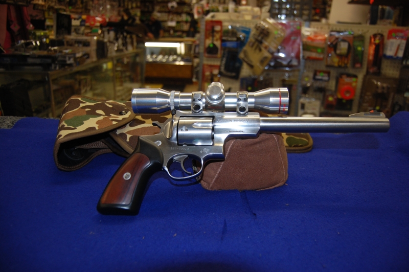Ruger Super Redhawk 44 Mag W/4x Scope & Holster 9 1/2 For Sale at
